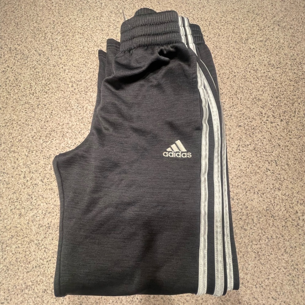 Adidas Kids Black Track Pants